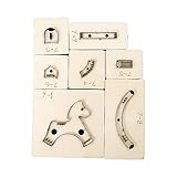 HiaiLouse 抜き型 木製ベース 木馬形 レザークラフト スチール刃 手作り用 パンチングツール 耐久性 高精度 エンボス加工 型抜き DIYアートクラフト ギフト 革小物作りに適用, 11.5cm×9.5cm