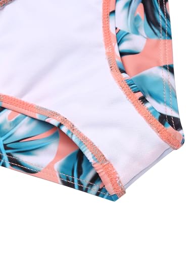 Arshiner Girls Swimsuit Two Pieces Bikini Set Ruffle Bathing Suits Flounced Tankini Swimwear4