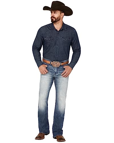 Cody James Men's Oregon Wash Wyatt Slim Bootcut Stretch Denim Jeans - CJSU23J93 40W x 34L US
