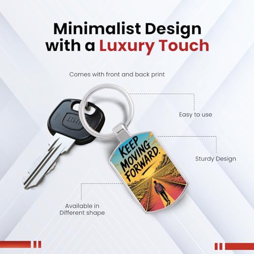 Image of Premium Printed Metal Keychain for Men & Women | High-Definition Artwork Print | Durable Key Ring for Car, Bike, Home & Office Keys | Stylish Decorative Key Holder Gift