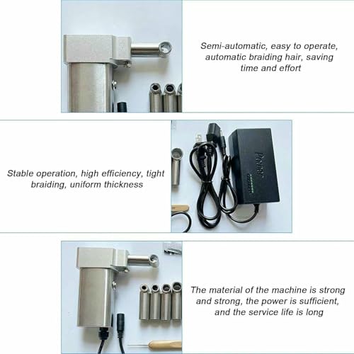 Máquina dreadlock portátil para extensiones de cabello en casa 6