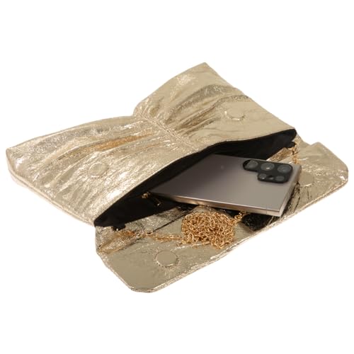 Image of JNB Faux Leather Envelope Clutch Purse