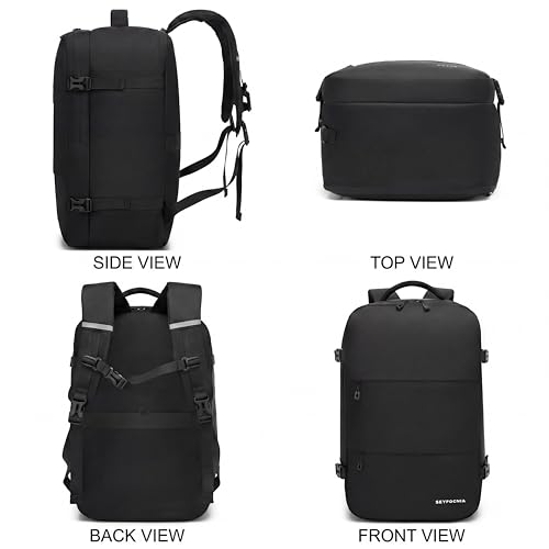 seyfocnia Kleidersack FüR Damen Und Herren, Große Anzugtasche, Weekender Reisetasche Anzugtasche Laptop Rucksack faltbare reisetasche Rucksack handgepäck flugzeug