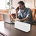 DOSS SoundBox Ultra Bluetooth Speaker with 2.1 Channel Audio, 80W Superior Sound with Deep Bass, Two DSP Technologies, 18H Playtime, BT 5.3, Wireless for Home, Office, Livingroom-White