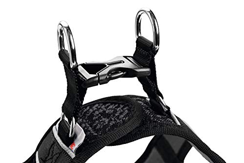 Hundegeschirr Hilo Soft Comfort XXS, Mesh, schwarz