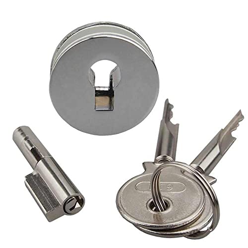 Cerraduras de gabinete para cajones, buzones, vidrio y puertas correderas, cerradura de seguridad duradera para congelador de doble puerta, armarios de joyería y teléfonos móviles