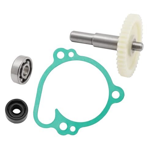 Image of Water Pump Rebuild Kit Impeller Shaft Gear Bearing Seal Gasket for Kawasaki KX100 KX85 KX80 OEM# 13234-1103 11009-1972 11061-0184 92049-1366