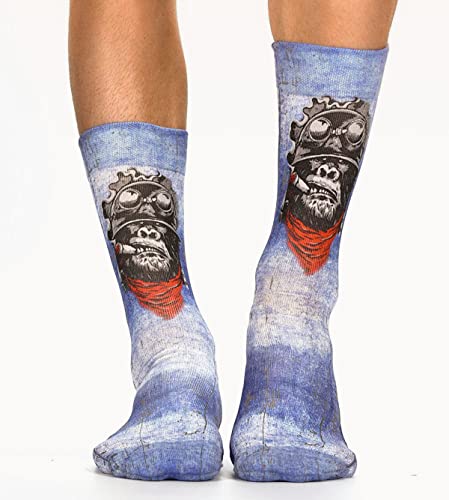 Wigglesteps Premium Calf-Length Men's Socks - Uniquely Patterned, Colorful, and Stylishly Fun2