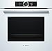Bosch HSG636BW1 Serie 8 Einbau-Dampfbackofen / A+ / 71 L / 1 L Wassertank / Weiß / Klapptür / TFT-Display / 12 Beheizungsarten + 4 Beheizungsarten mit Dampf / Bosch Assist / EcoClean Direct