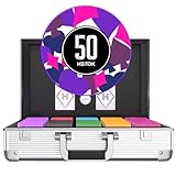 JETONS NUMEROTES A LECTURE FACILE Contrairement aux jetons vierges, chaque pièce affiche clairement sa valeur avec de grands chiffres pour éviter toute confusion lors des mises. Les couleurs contrastées et le design professionnel permettent aux joueurs de visualiser le pot rapidement, accélérant le rythme du jeu pour le Texas Holdem ou le Blackjack.