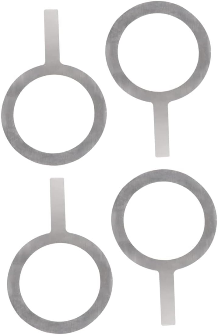 4pcs Stainless Steel Baking Cup Rings Milk Coffee Cup Rim Covers for Dessert Shops DIY Milk Tea Accessories Heat Resistant for Baking and Serving