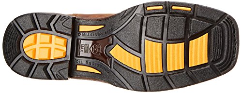 Ariat Men's Workhog Wide Square Toe H2O Steel Toe Work Boot, Aged Bark/Black, 10.5 D US