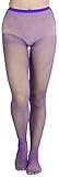 ToBeInStyle Women's Sexy Seamless Fishnet Full Footed Panty Hose Tights Hosiery - PURPLE - One Size Regular
