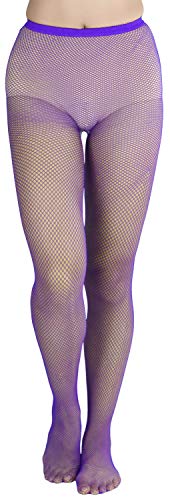 Image of ToBeInStyle Women's Sexy Vibrant Fine Classic Fishnet Full Footed Pantyhose