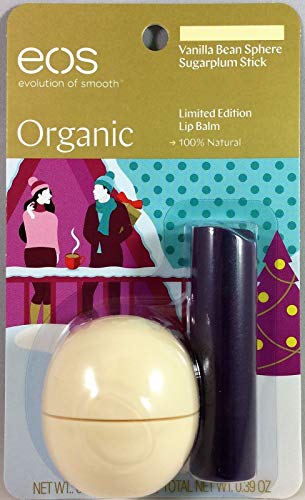 Eos, Vanilla Sugarplum Lip Balm, 2 Count