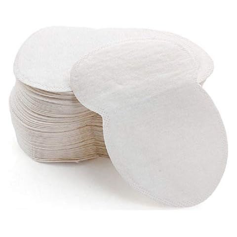 50 pcs (25 Pair) Disposable Armpit Sweat Pads Underarm Pads Perspiration Pads Shield Absorbing Anti Perspiration Odor Sheet for Women Cover