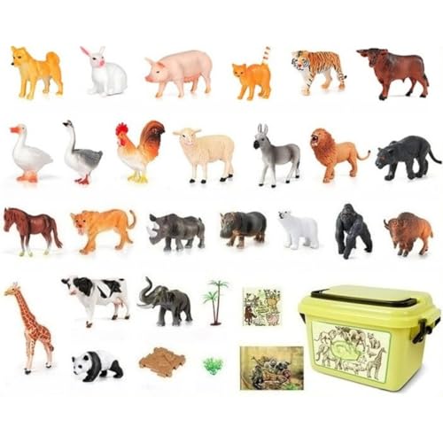 リアルな動物フィギュア セット Amazon.co.jp: 動物フィギュアセット 12個 22個 34個入り サファリ