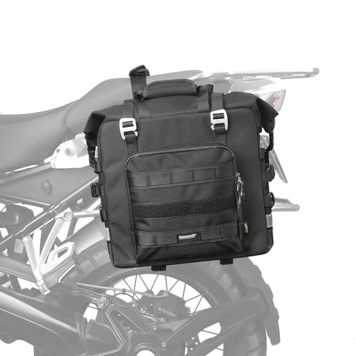 Bolsa de Sillín para Moto Impermeable 25L Negra miniatura 1