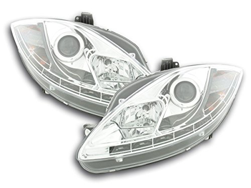 Phares Daylight FK Automotive avec finition chrome brillant anti-jaunissement