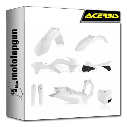 Kit cache carenage blanc Acerbis 0017843.030 pour moto KTM SX 125 2015