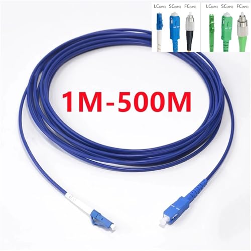 Cable monomodo blindado de alta integridad óptica LCA-SCA 60m revestimiento azul 2