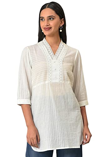 Image of Aurelia Women's Cotton Blend Kurti & Palazzo