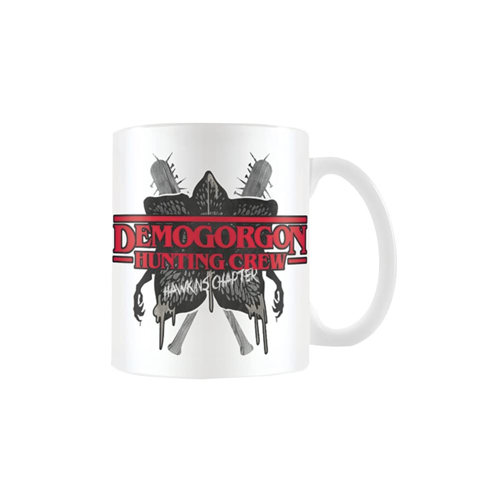 Pyramid International Stranger Things Ceramic Mug with Demogorgon Hunting Crew Graphic in Presentation Box - Official Merchandise