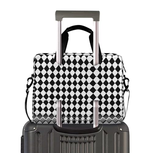 Maletín para portátil con diseño blanco y negro 13-15.6 pulg miniatura 4