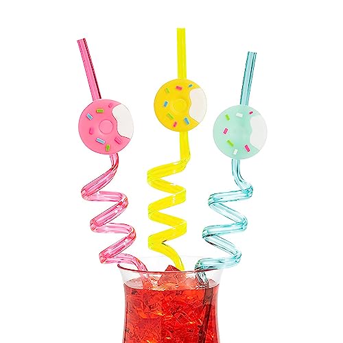Fun Express 12 piezas pitillos donuts reutilizables miniatura 1