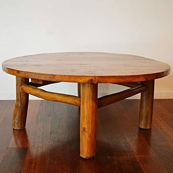 Amazon.co.jp: アジアン家具 木製 バリ ♪ARラウンドセンター