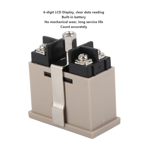 H7Ec Blm Digital Electrical Esp32 Zähler Summenzähler ohne Spannungseingang mit 6 stelliger LCD Anzeige