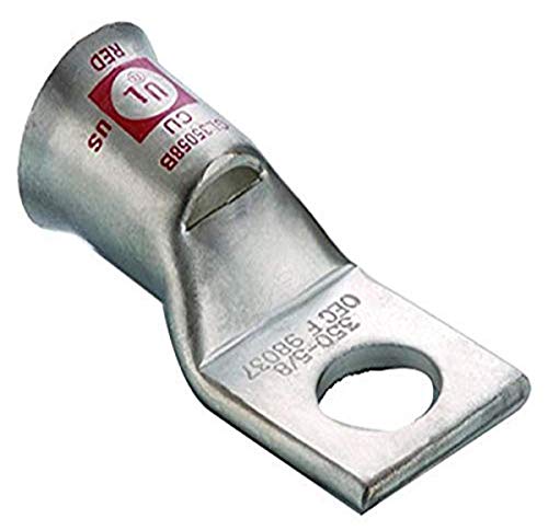 Image of Morris 94643 Morris Products 94643 Short Barrel Flex Cable Compression Lug, Copper, Compression Connector Type, 500 MCM Wire Range, 1 /2 Stud Size
