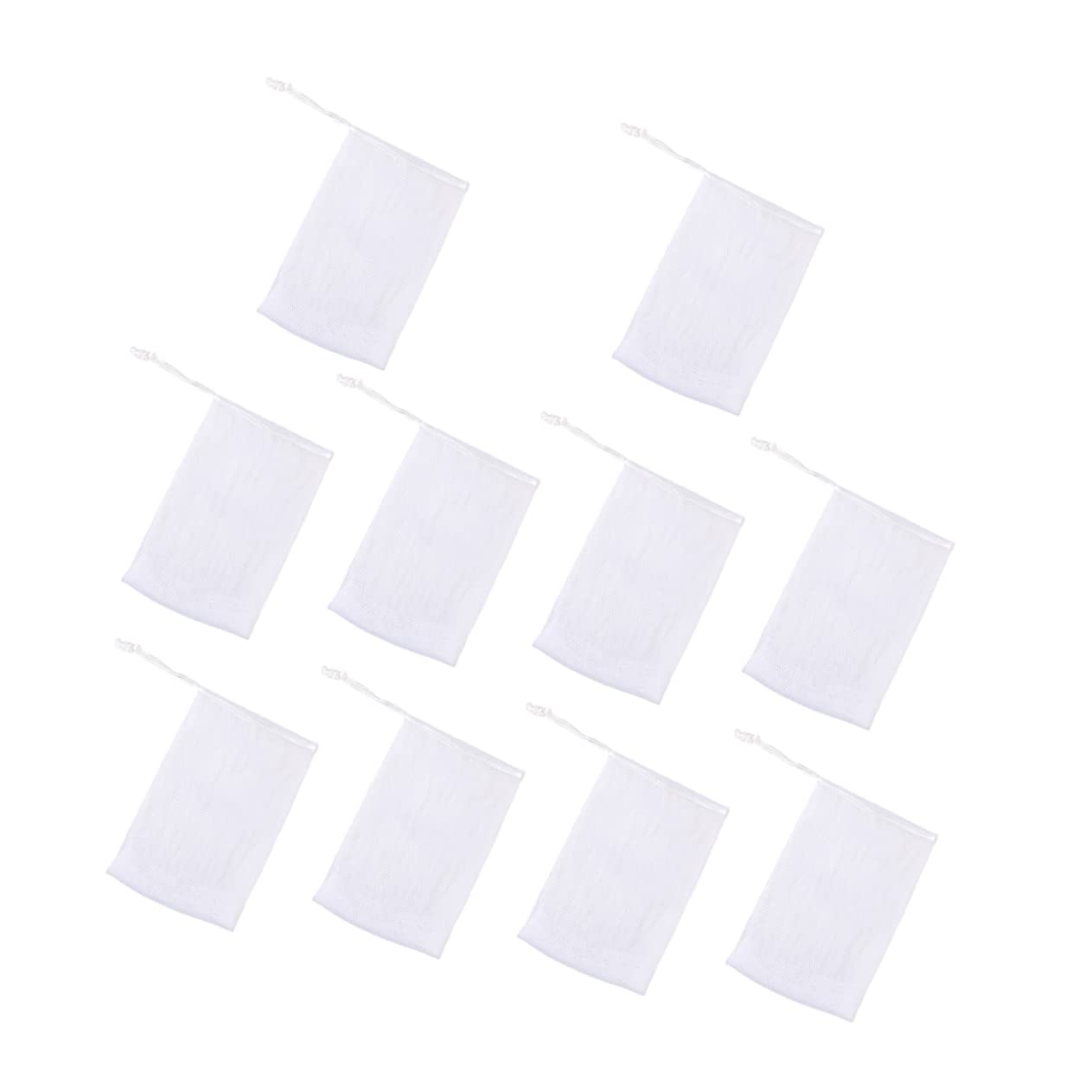 10pcs Net Soap Foaming for Making Handmade Cleansing Net Easy to Attach to Wall Hook