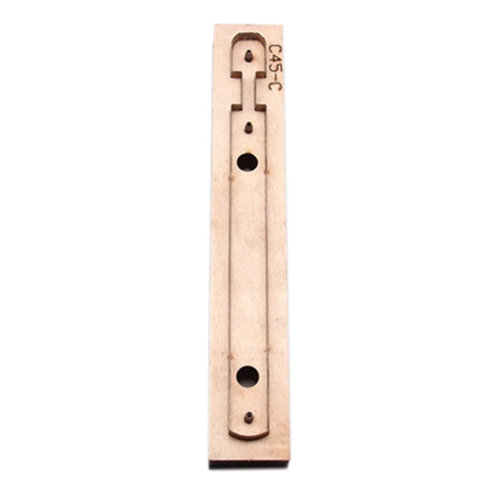 Littimoon Wooden Punching Die Key Chain Stencil Tools Keychain Handcraft Pendant Template DIY Leather Tool Cutting Mould