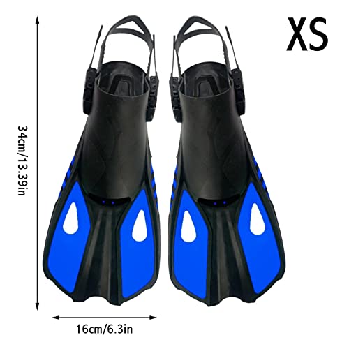 Aletas de buceo ajustables duraderas de alta resistencia para equipo de snorkel 4