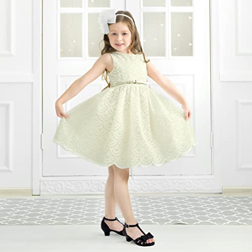 PANDANINJIA Sally Girls Heels Todder Rhinestone Dress Shoes Pump T Strap Open Toe Bow Little Big Kids Flower Girl Shoes(Black Pu 11 M US Little Kid)3