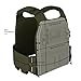 PETAC GEAR Low Profile MOLLE Vest Set for Men -Quick Release Tactical Elastic Cummerbund with Mini Drop Pouch （RG）