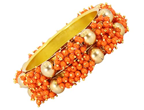 Image of NMII Metal and Zircon Studded Kadaa set for Women /Girls