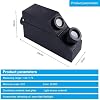 Professional Gemstone Identification Tool, Gemstone Refractive Ldentification Gem Refractometer with External Light Source Send Flashlight