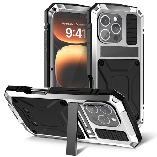 Coque antichoc iPhone 16 Pro Max en métal pour éviter les bris d'écran coûteux