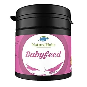 natural eholic Baby Feed Cultivo Camarones Forro – 30 G – Cultivo Forro para Gambas