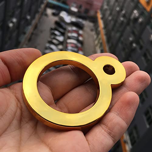 Diggoo 20 Pack Mailbox Numbers 0-9, 4 Inch High, Door Address Numbers Stickers For Apartment, House, Room, Office, Cars, Trucks, Gold Plating Process Number Sign #TOP3