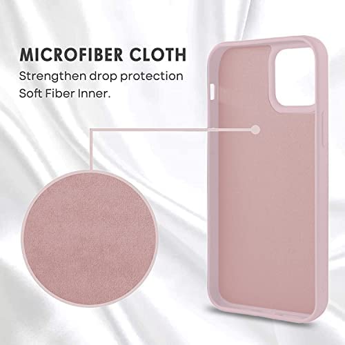 Image of VONZEE Liquid Silicone, Microfiber Shockproof Slim Back Cover Compatible for iPhone 11 6.1 inch, (Lilac)