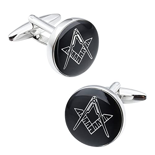 Set de Mancuernas Masónicas y Pasadores para Esmoquin miniatura 4