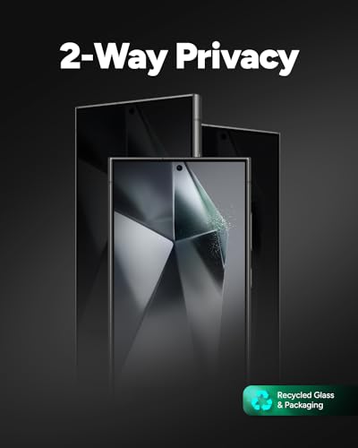 Image of ZAGG Glass Elite Privacy iPhone 15 Plus Screen Protector - 5X Stronger with Reinforced Edges, 2-Way Privacy Filter, Scratch & Smudge-Resistant Surface, InvisibleShield, Easy to Install