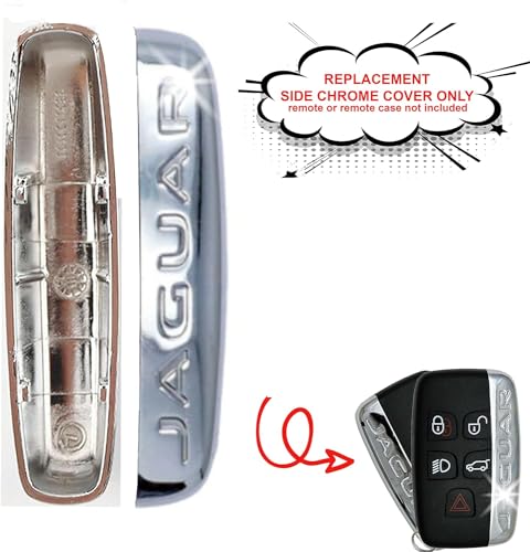RemoteOverstock for Replacement Chrome (Side) Remote Cover for JAGUAR and for Land Rover Range Rover Remote fits 2011-2020 Key Fob E-Pace F-Pace F-Type XE XF XJ LR2 LR4 Evoque Sport – FCC ID: