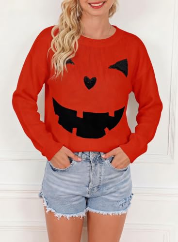 Image of LEMAFER Women 2026 Merry Christmas Round Neck Sequin Letters Sweater Casual Solid Slogan Long Sleeve Pullover Sweatshirt Tops