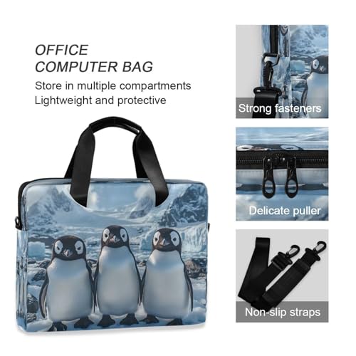 Funda para laptop Alaza con diseño pingüino invierno miniatura 5
