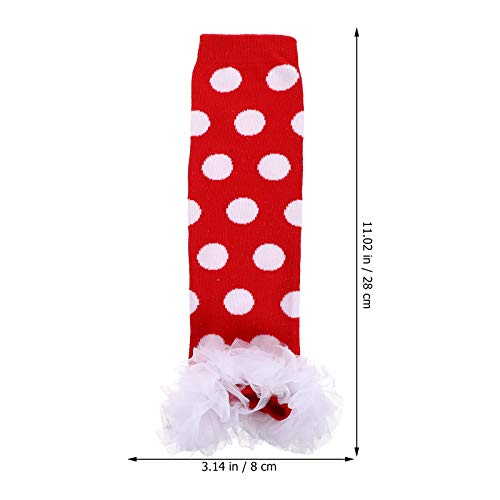 Baby Leg Socks Baby Leg Warmers Girls Knee High Socks Long Newborn Girl Kids Knit Red Long Kids2
