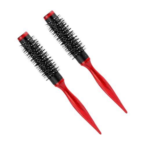 Cepillo redondo nylon moldeador para peinar cabello sensible y lograr volumen portátil